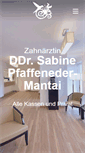 Mobile Screenshot of dr-pfaffeneder-zahnarzt.com
